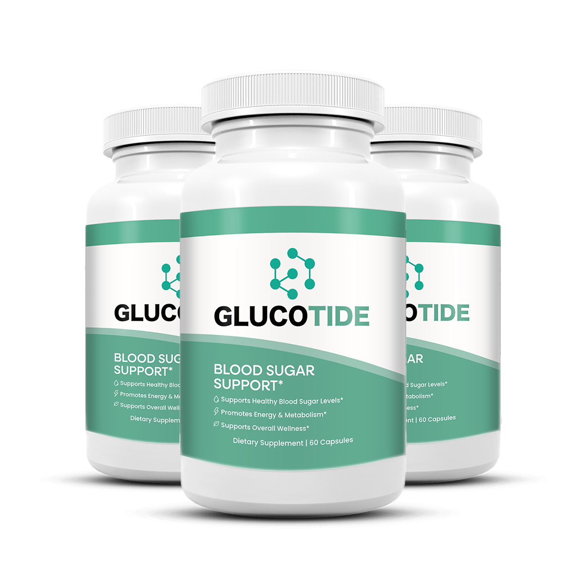 Glucotide 3 bottles package