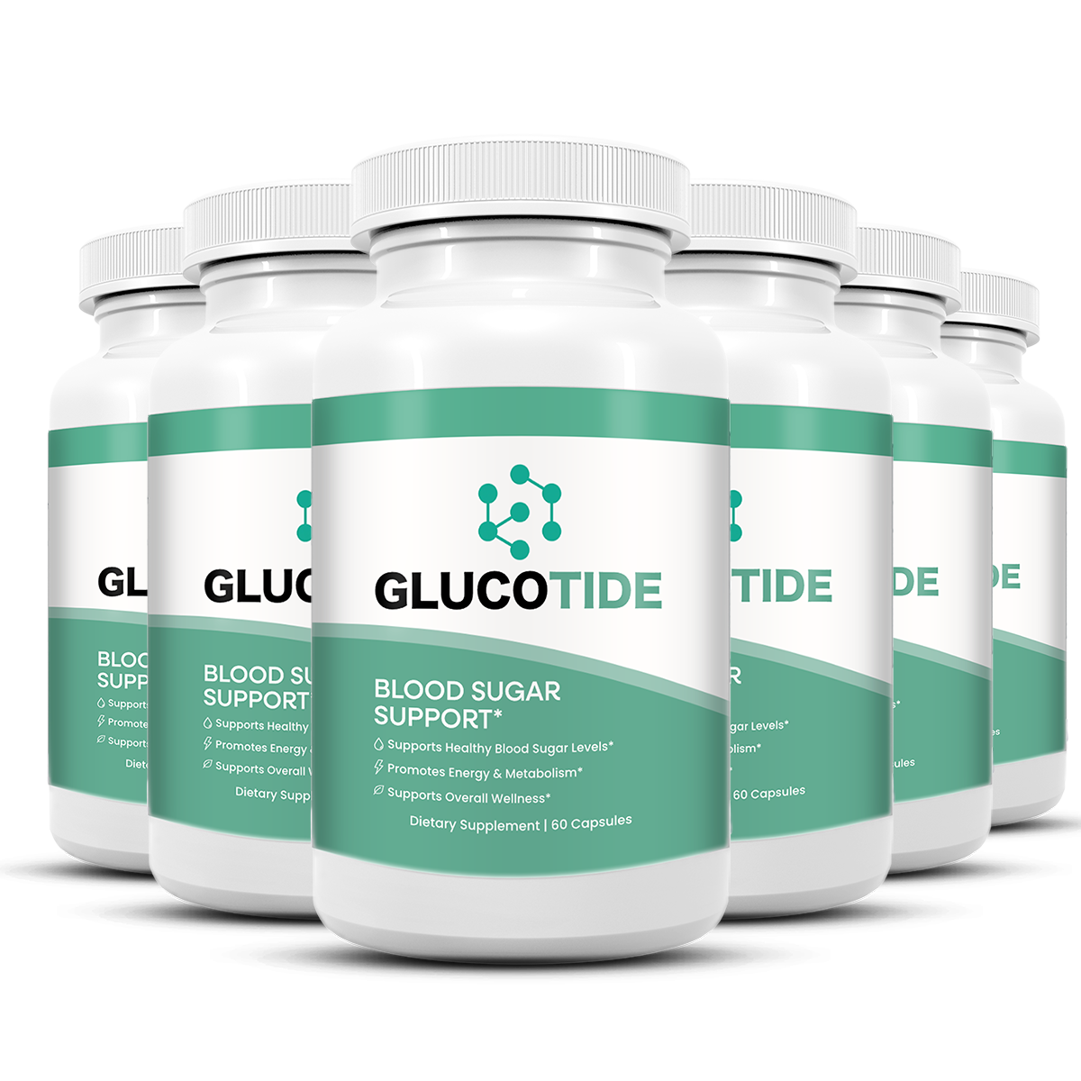 Glucotide 6 bottles package