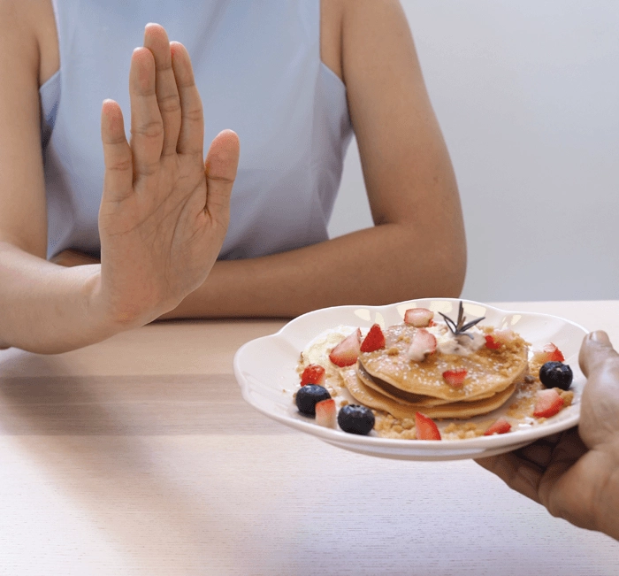 Avoiding processed foods