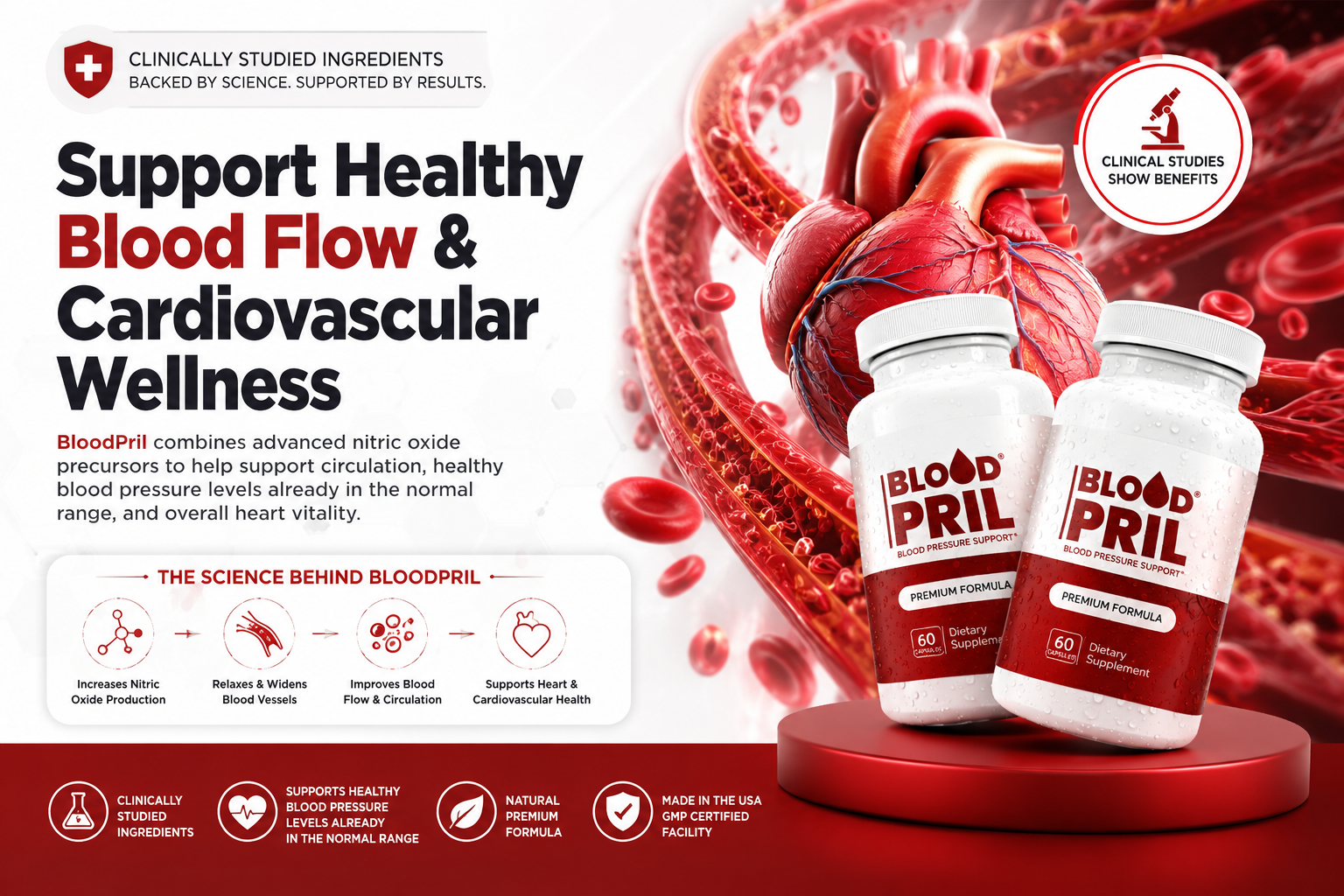 BloodPril supplement bottle