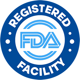 FDA-registered facility badge