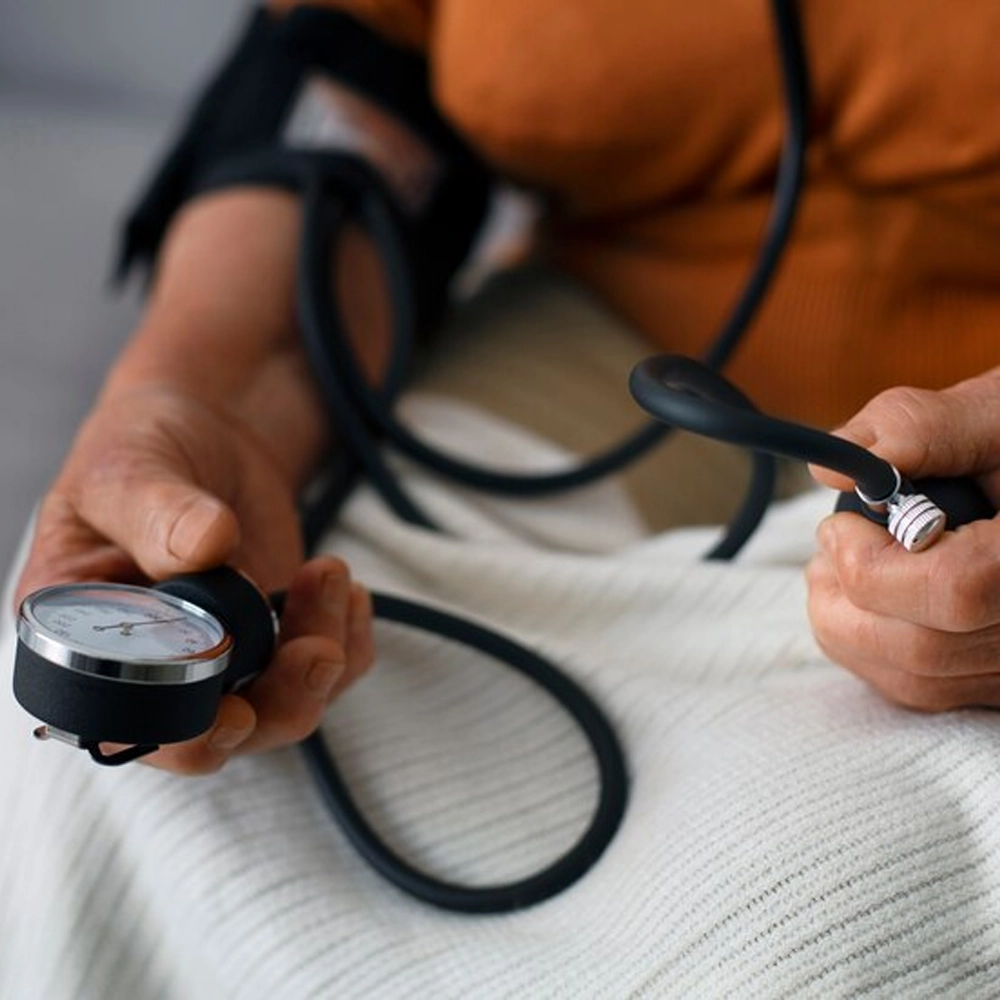 Illustration representing cardiovascular wellness and aging