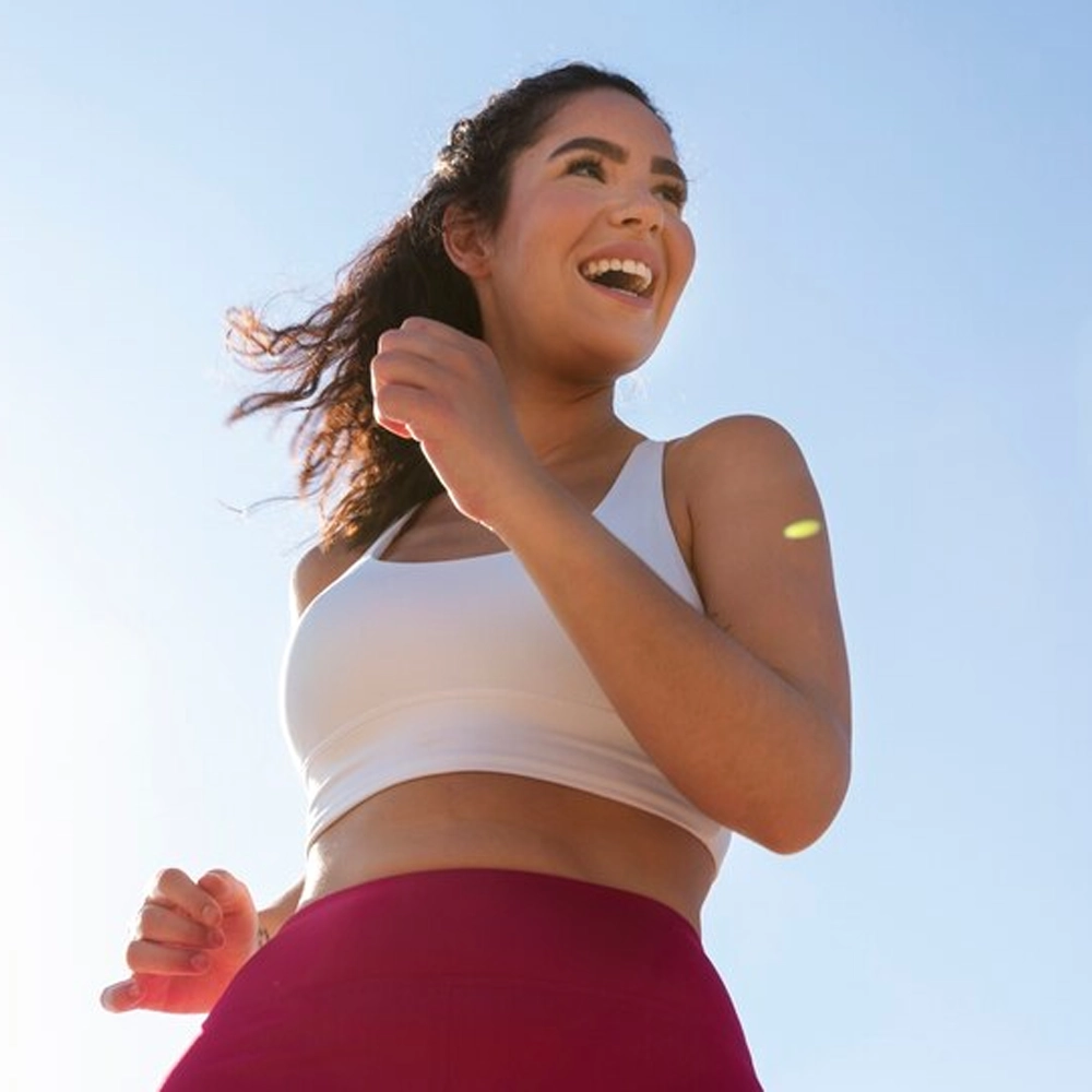 Active woman representing healthy lifestyle habits